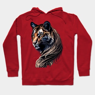 The sketch of tiger 🐯 Hoodie